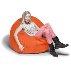 Jaxx 4 ft Cocoon Kids Bean Bag, Mandarin