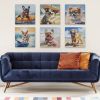 Yorkie Canvas Wall Art