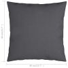 Throw Pillows 4 pcs Anthracite 15.7"x15.7" Fabric