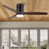 Farmhouse 52 in.Ceiling Fan with 3 Solid Wood Blades and DC Reversible Motor