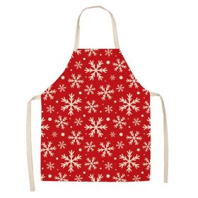 Christmas Style Apron Stain-resistant Sleeveless Apron (Option: Model 14-47to38)