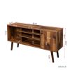 TV Stand Use in Living Room Furniture with 1 storage and 2 shelves Cabinet, high quality particle board