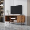 TV Stand Use in Living Room Furniture with 1 storage and 2 shelves Cabinet, high quality particle board